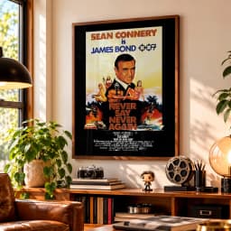 Quadro Decorativo 007 Nunca Mais Outra Vez – Never Say Never Again