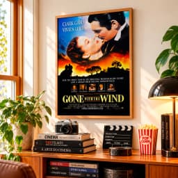 Quadro Decorativo E o Vento Levou – Gone with the Wind