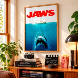 Quadro Decorativo Tubarão – Jaws 1975