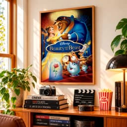 Quadro Decorativo A Bela e a Fera – Beauty and the Beast
