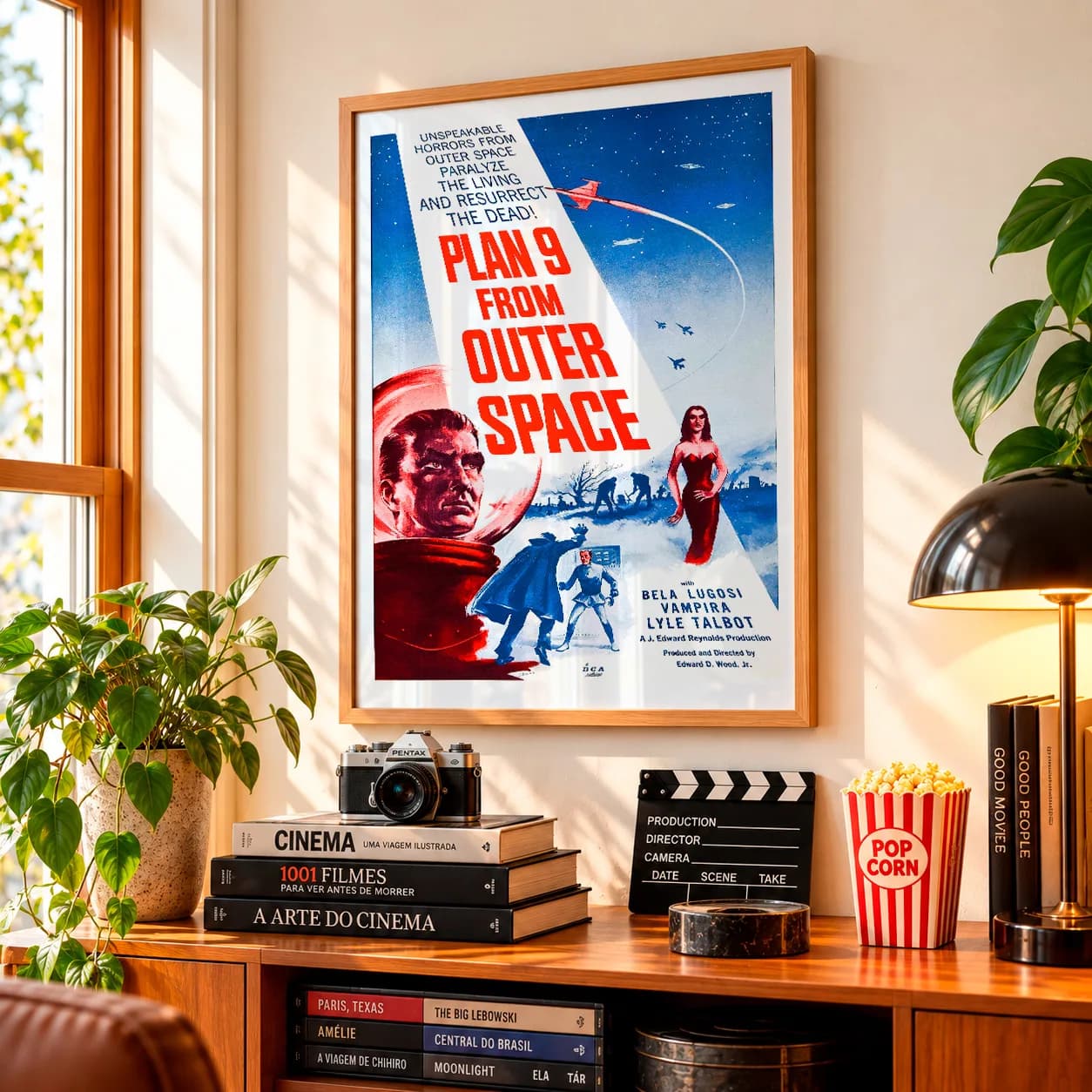 Quadro Decorativo Plano 9 do Espaço Sideral – Ficção Científica Cult