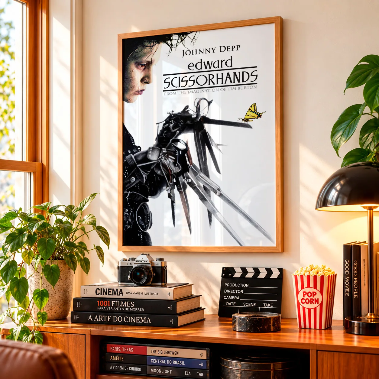 Quadro Decorativo Edward Mãos de Tesoura – Edward Scissorhands 1990