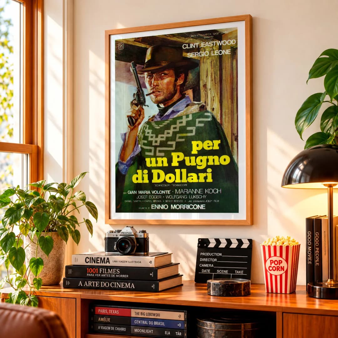 Quadro Decorativo Por um Punhado de Dólares – A Fistful of Dollars 1964