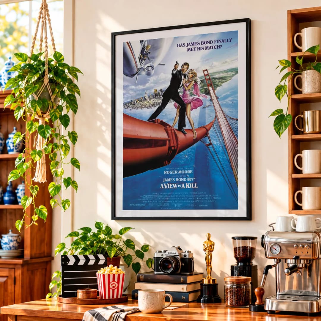 Quadro Decorativo 007 Na Mira dos Assassinos – James Bond Roger Moore