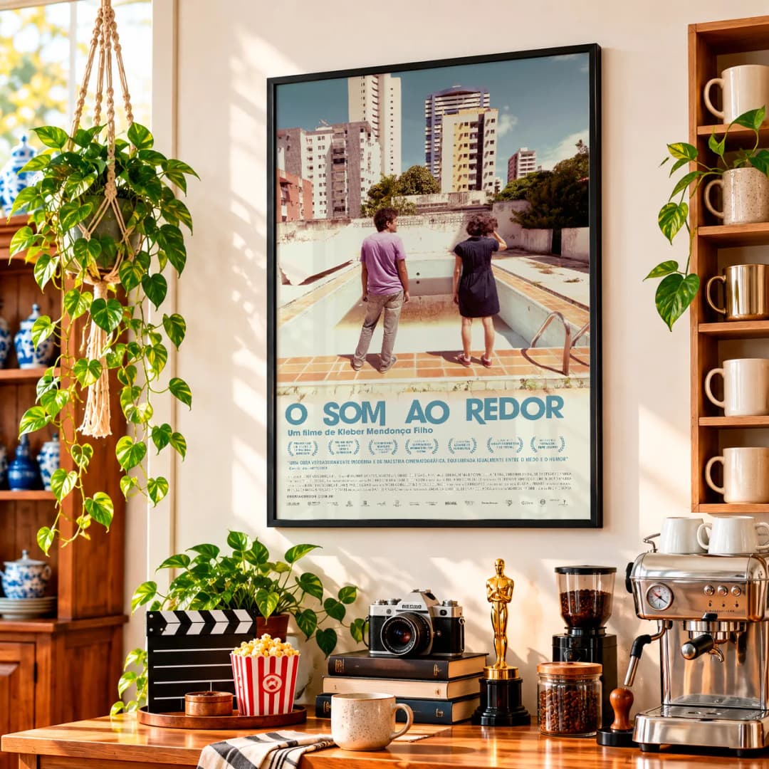 Quadro Decorativo O Som ao Redor – Filme Brasileiro