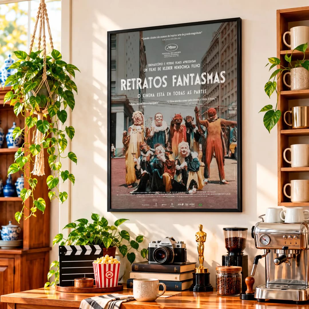 Quadro Decorativo Retratos Fantasmas – Filme Brasileiro