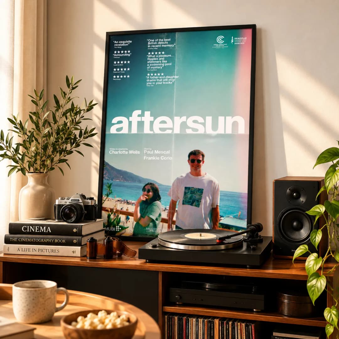 Quadro Decorativo Aftersun – Paul Mescal e Frankie Corio