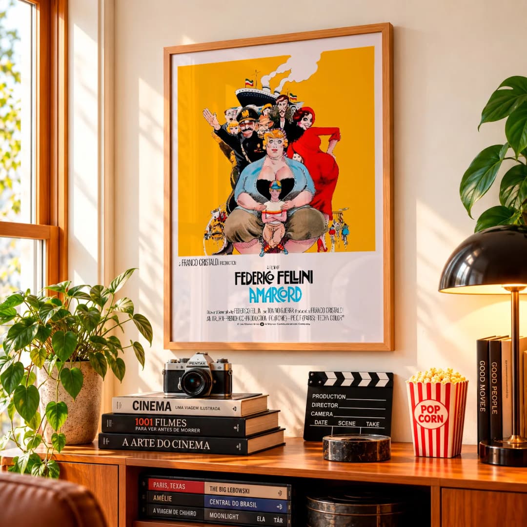 Quadro Decorativo Amarcord – Federico Fellini