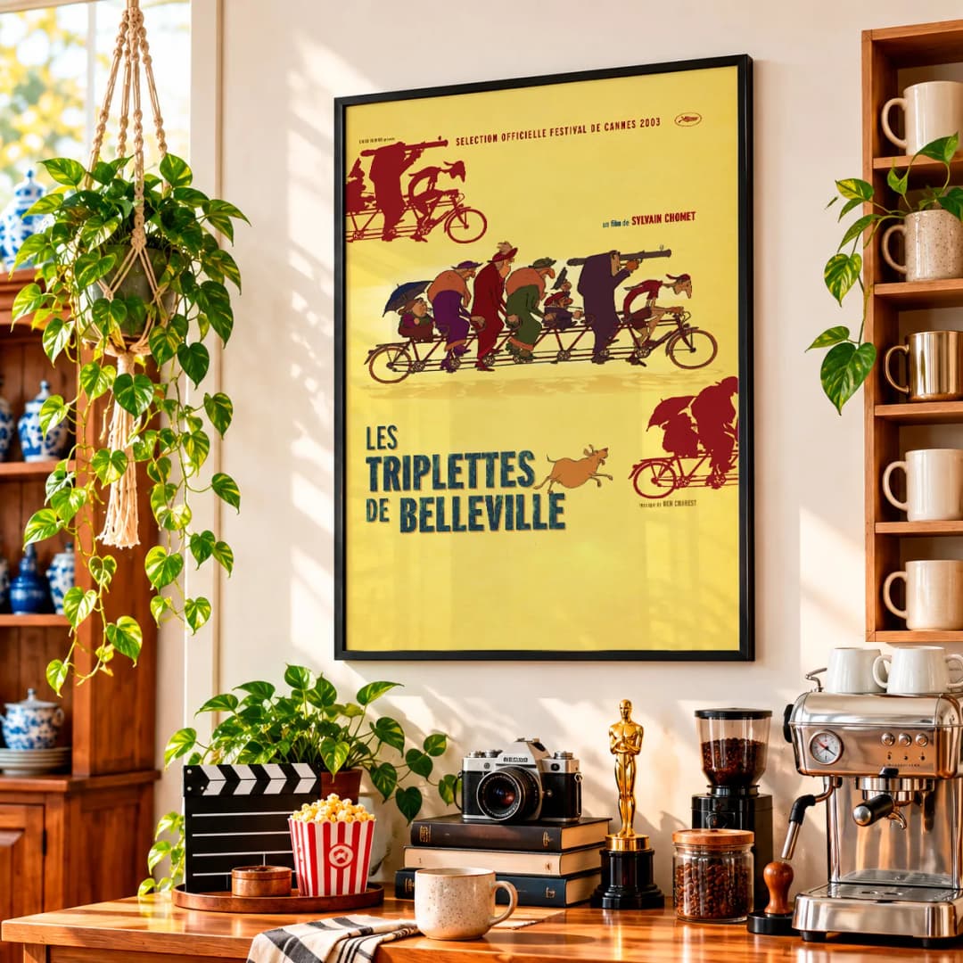 Quadro Decorativo As Bicicletas de Belleville – Les Triplettes de Belleville