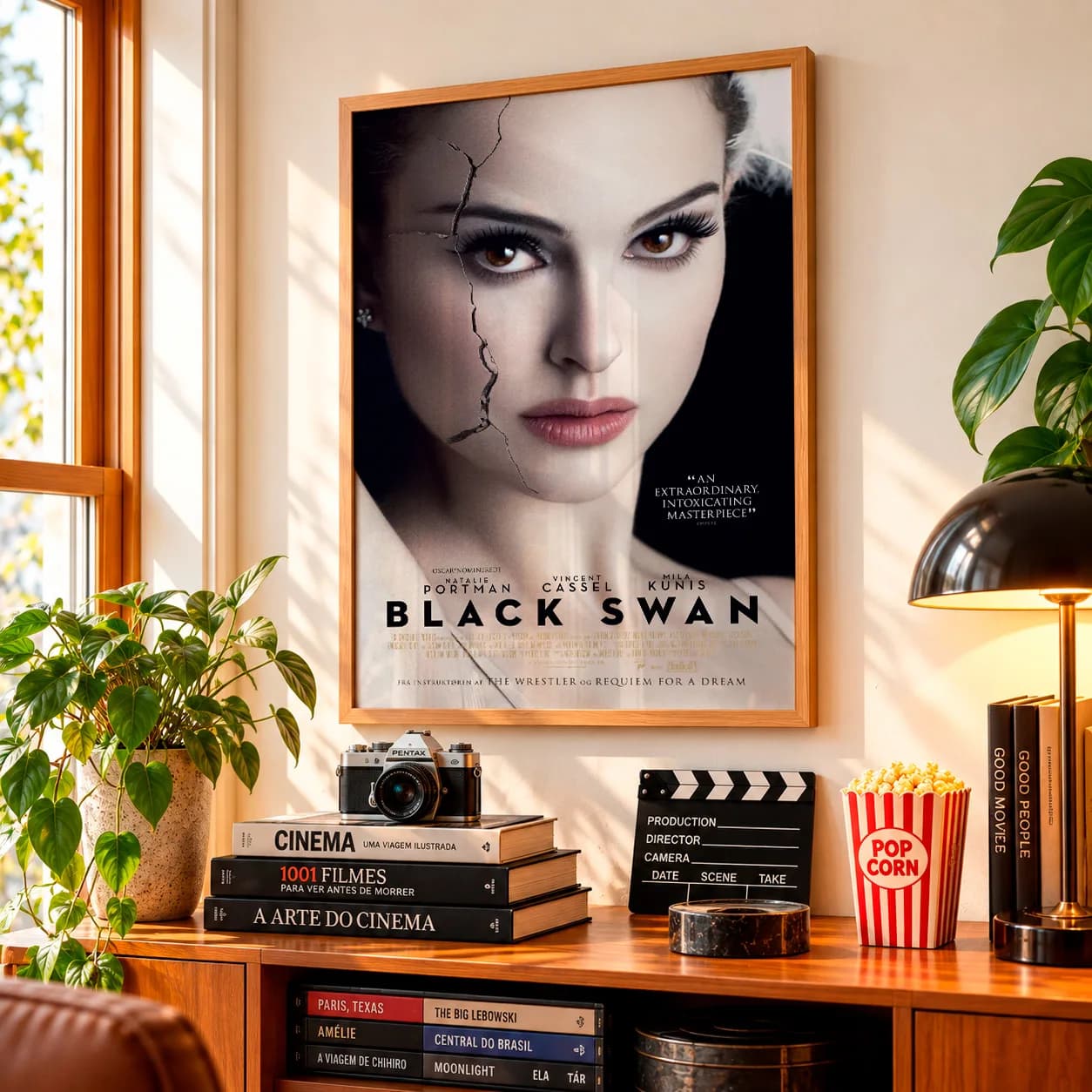 Quadro Decorativo Cisne Negro – Black Swan Natalie Portman