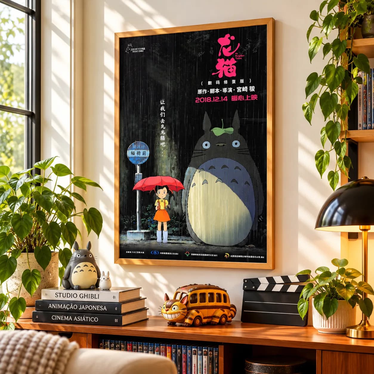 Quadro Decorativo Meu Amigo Totoro - vs Chinês