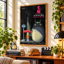 Quadro Decorativo Meu Amigo Totoro - vs Chinês