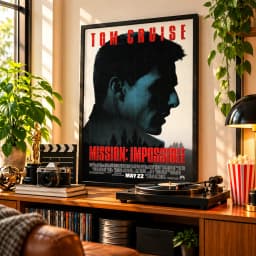 Quadro Decorativo Missão: Impossível – Poster Clássico 1996