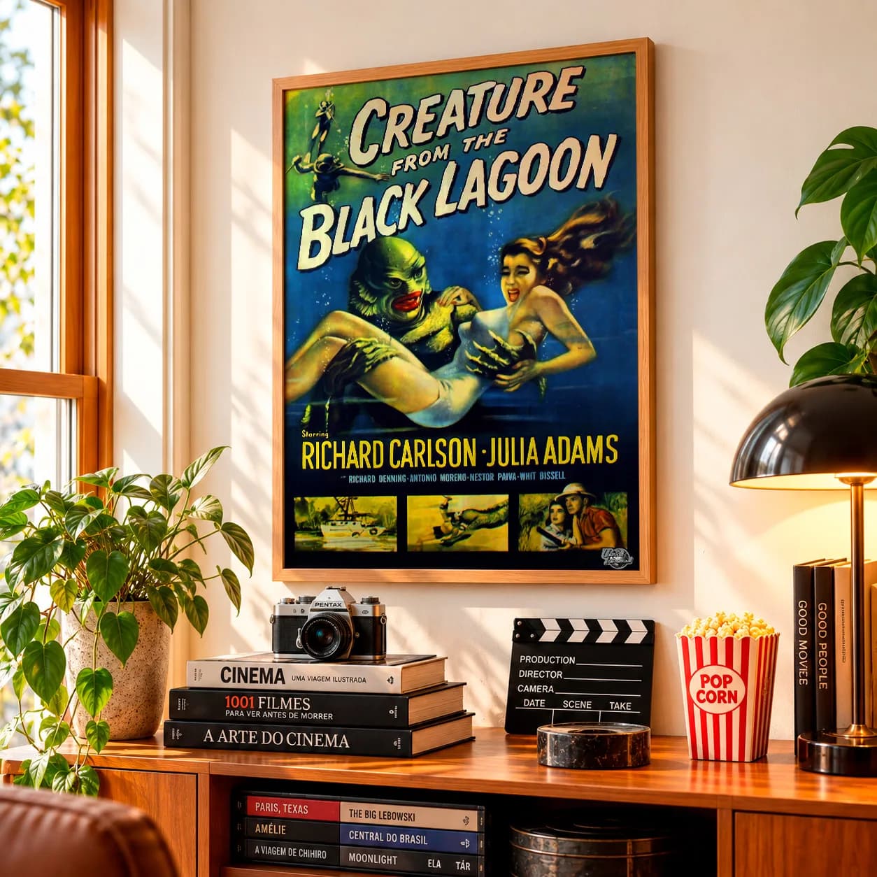 Quadro Decorativo O Monstro da Lagoa Negra – Creature from the Black Lagoon – 1954