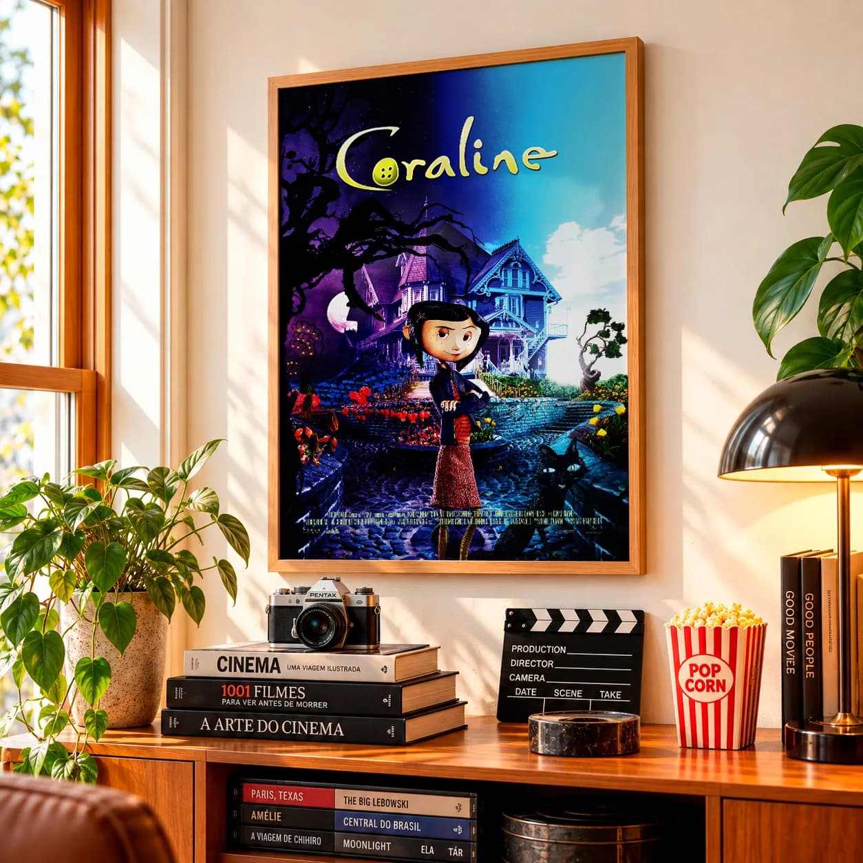 Quadro Decorativo Coraline e o Mundo Secreto – Animação Stop Motion