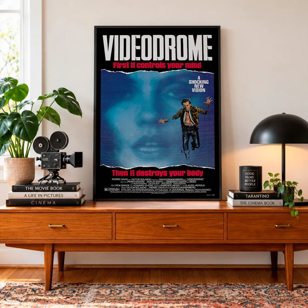 Quadro Decorativo Videodrome: A Síndrome do Vídeo - David Cronenberg