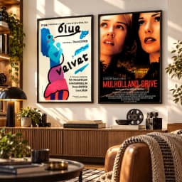 Kit Duo Quadros Decorativos David Lynch – Blue Velvet e Mulholland Drive