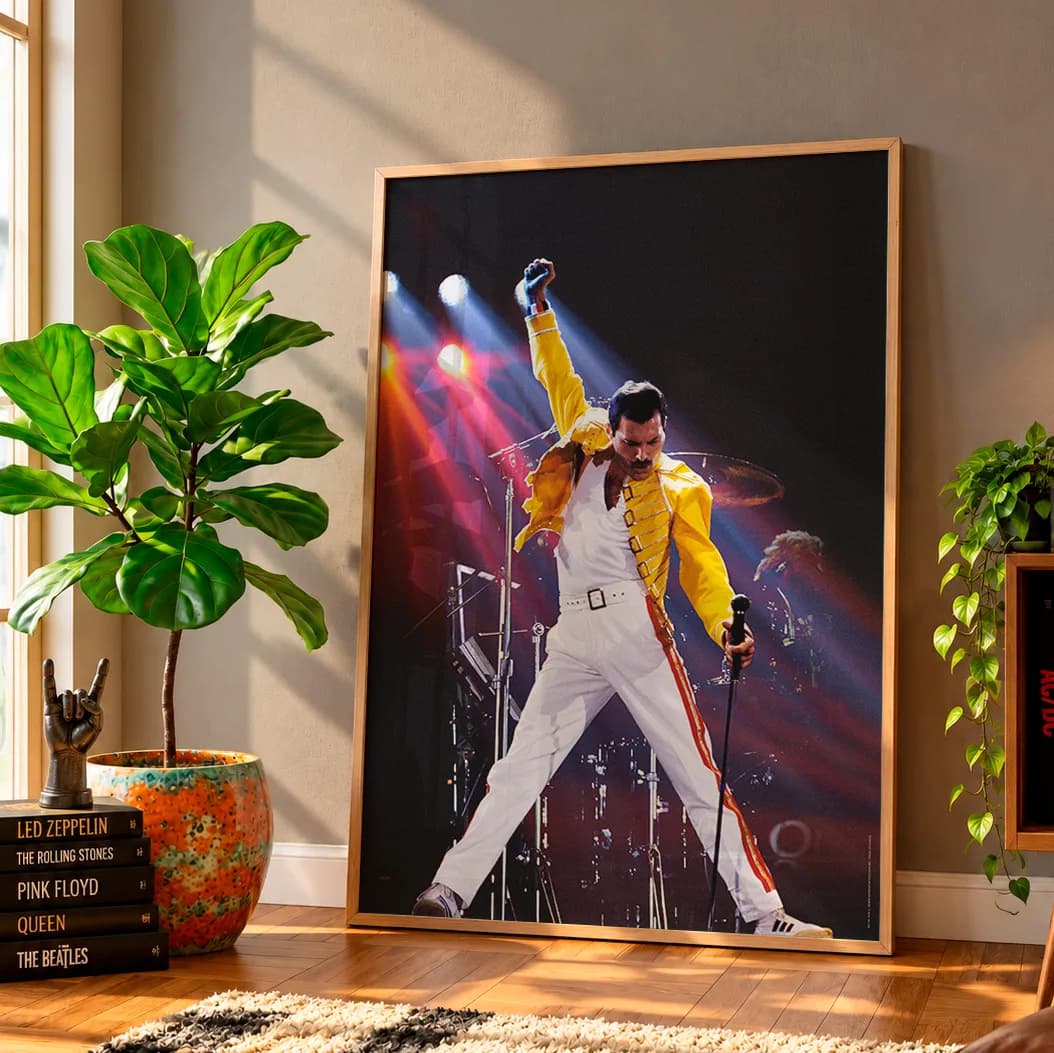 Quadro Decorativo Freddie Mercury - Live at Wembley