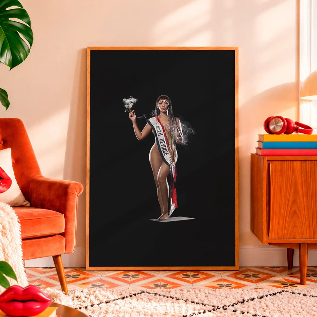 Quadro Decorativo Beyoncé Cowboy Carter - Álbum