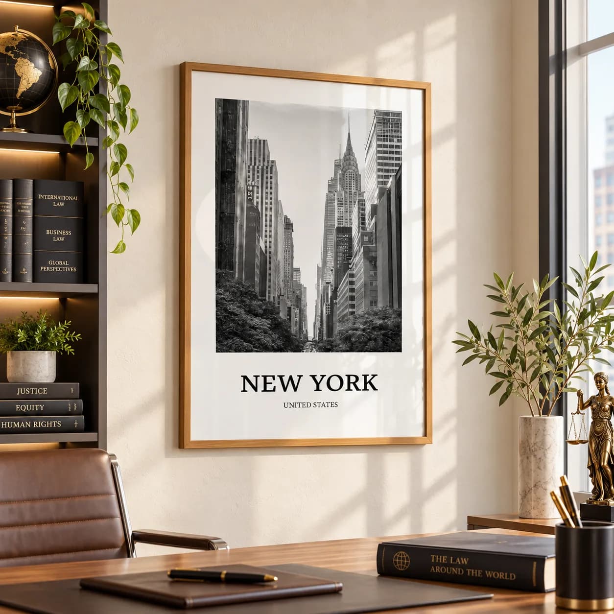 Quadro Decorativo New York – Chrysler Building | Fotografia Urbana em Preto e Branco