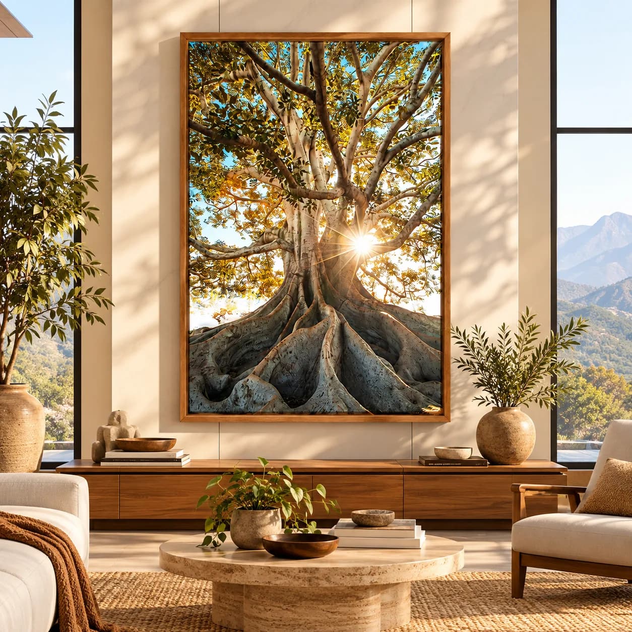 Quadro Decorativo Árvore de Grandes Raízes – Fotografia Fine Art Natureza