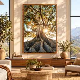 Quadro Decorativo Árvore de Grandes Raízes – Fotografia Fine Art Natureza