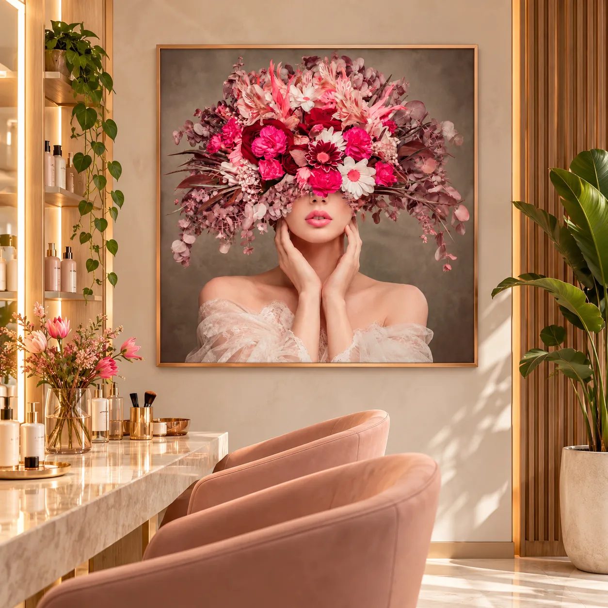 Quadro Decorativo Véu de Flores