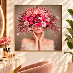 Quadro Decorativo Véu de Flores