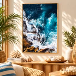 Quadro Decorativo Mar em Movimento