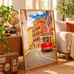 Quadro Decorativo Bonde de Lisboa – Portugal