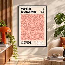 Quadro Decorativo Yayoi Kusama Lines – Tokyo 1998