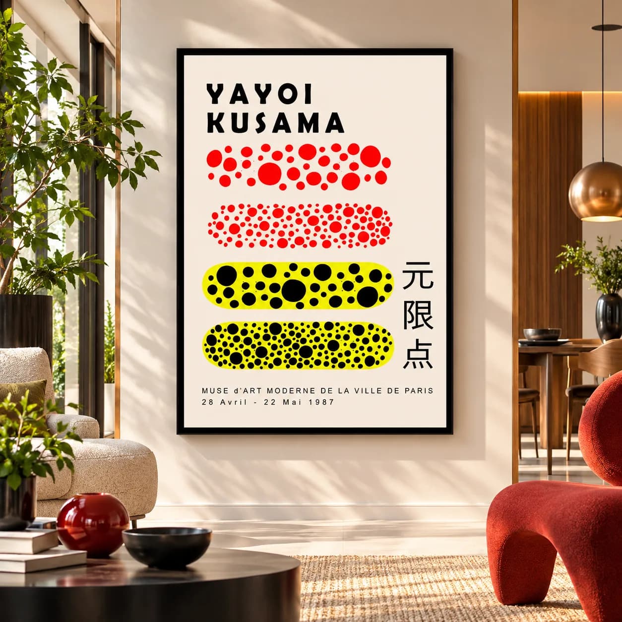 Quadro Decorativo Yayoi Kusama Dots Decks – Infinity Dots