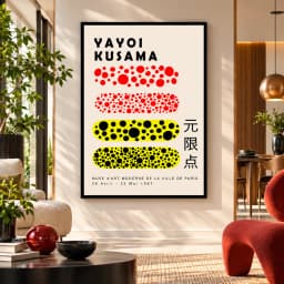 Quadro Decorativo Yayoi Kusama Dots Decks – Infinity Dots