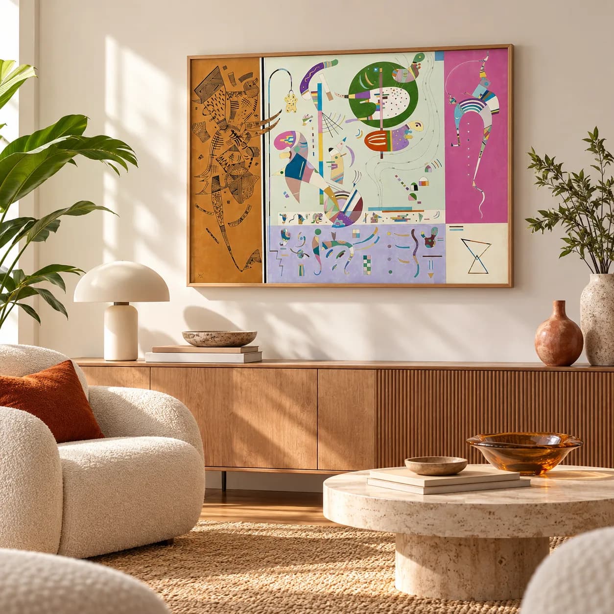 Quadro Decorativo Parties Diverses – Wassily Kandinsky, 1940