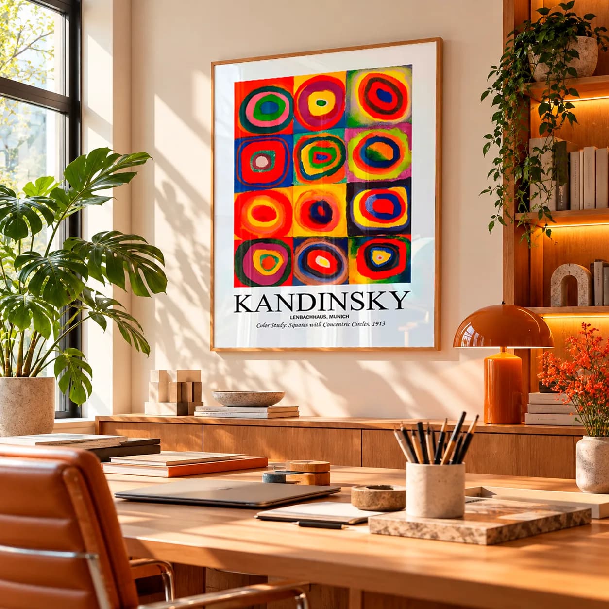 Quadro Decorativo Color Study – Kandinsky, 1913