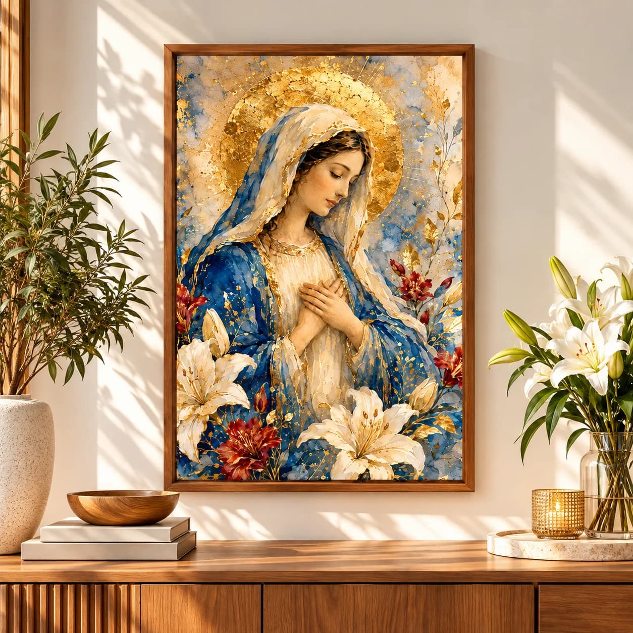 Quadro Decorativo Ave Maria – Silêncio Sagrado