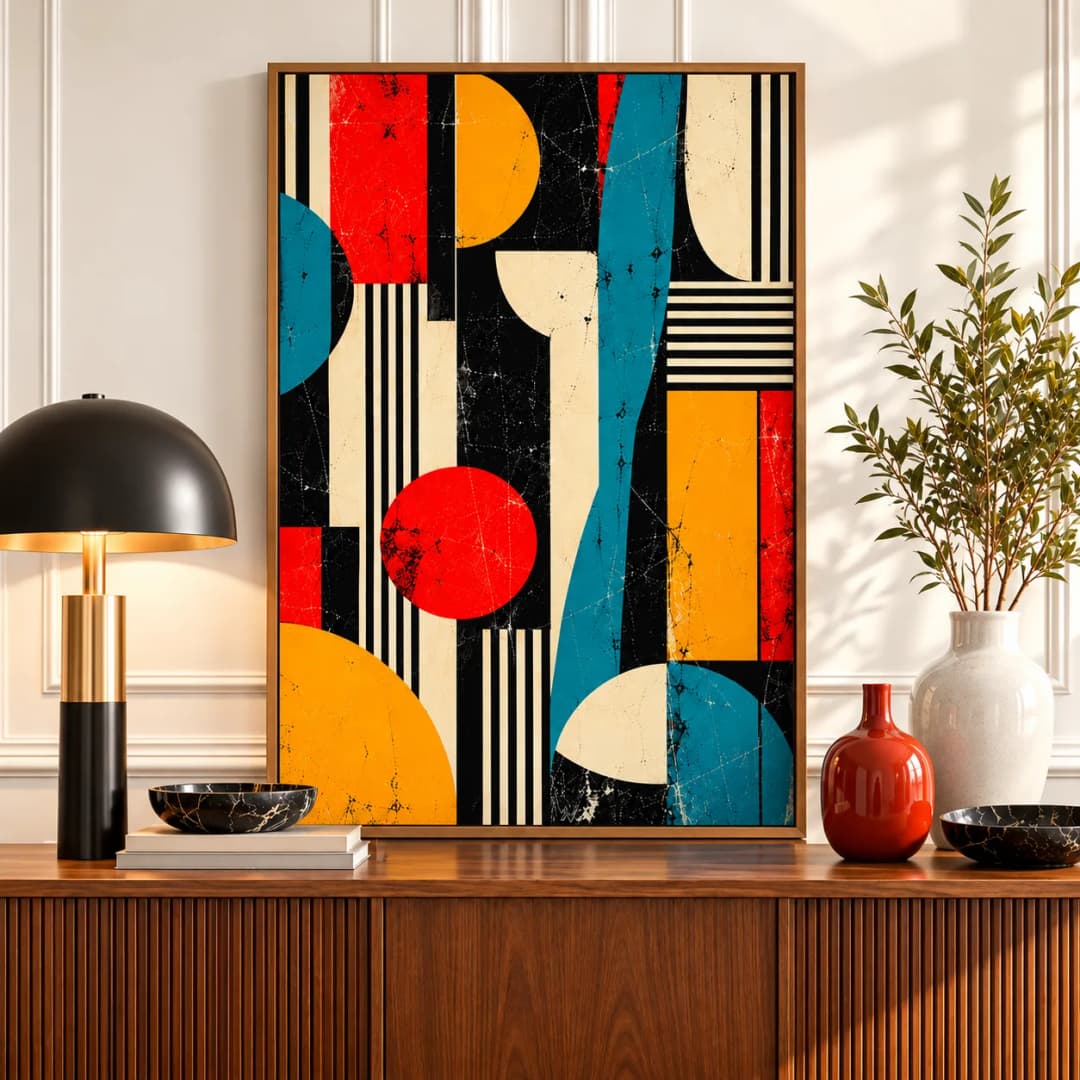 Quadro Decorativo Ritmo Modernista