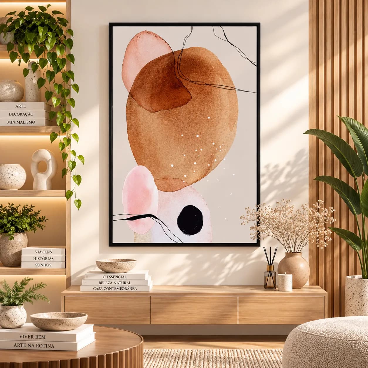 Quadro Decorativo Ilustrações Criativas Leveza -vs02