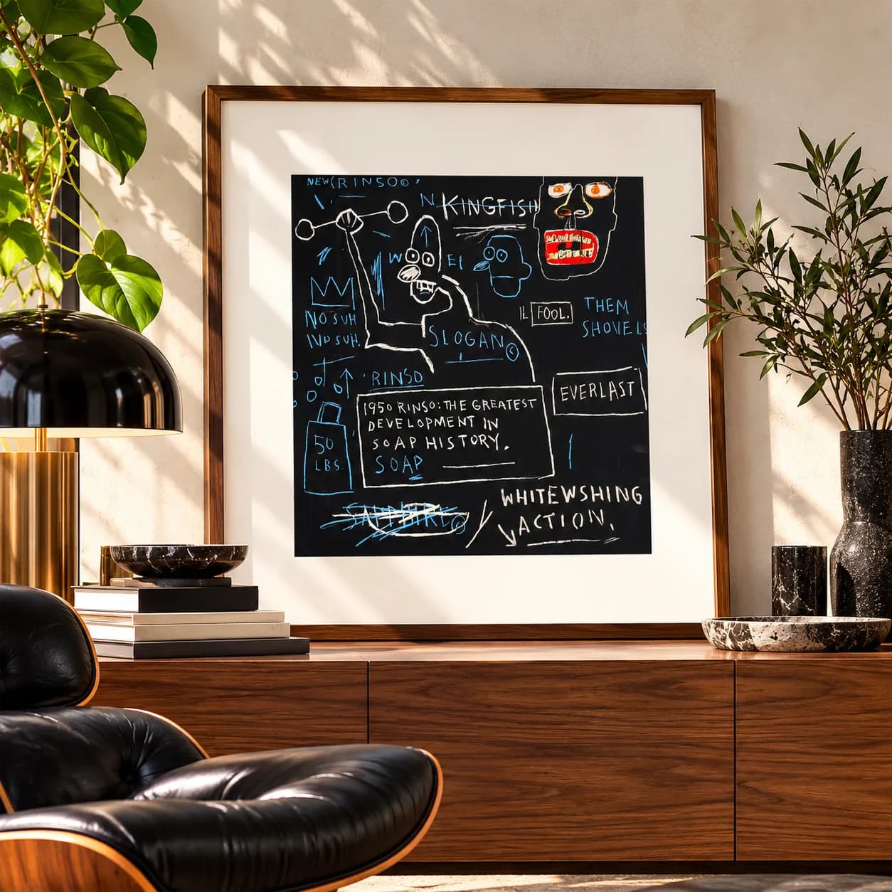 Quadro Decorativo Jean-Michel Basquiat – Kingfish