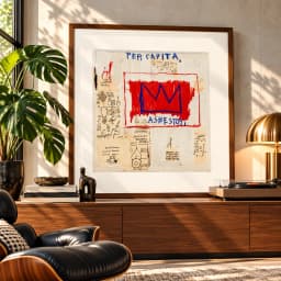 Quadro Decorativo Jean-Michel Basquiat – Per Capita