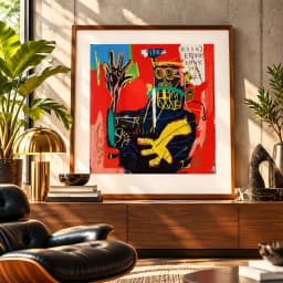 Quadro Decorativo Jean-Michel Basquiat Ernok