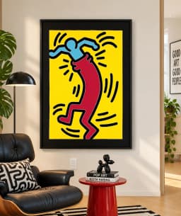 Quadro Decorativo Keith Haring – Untitled | Pop Art