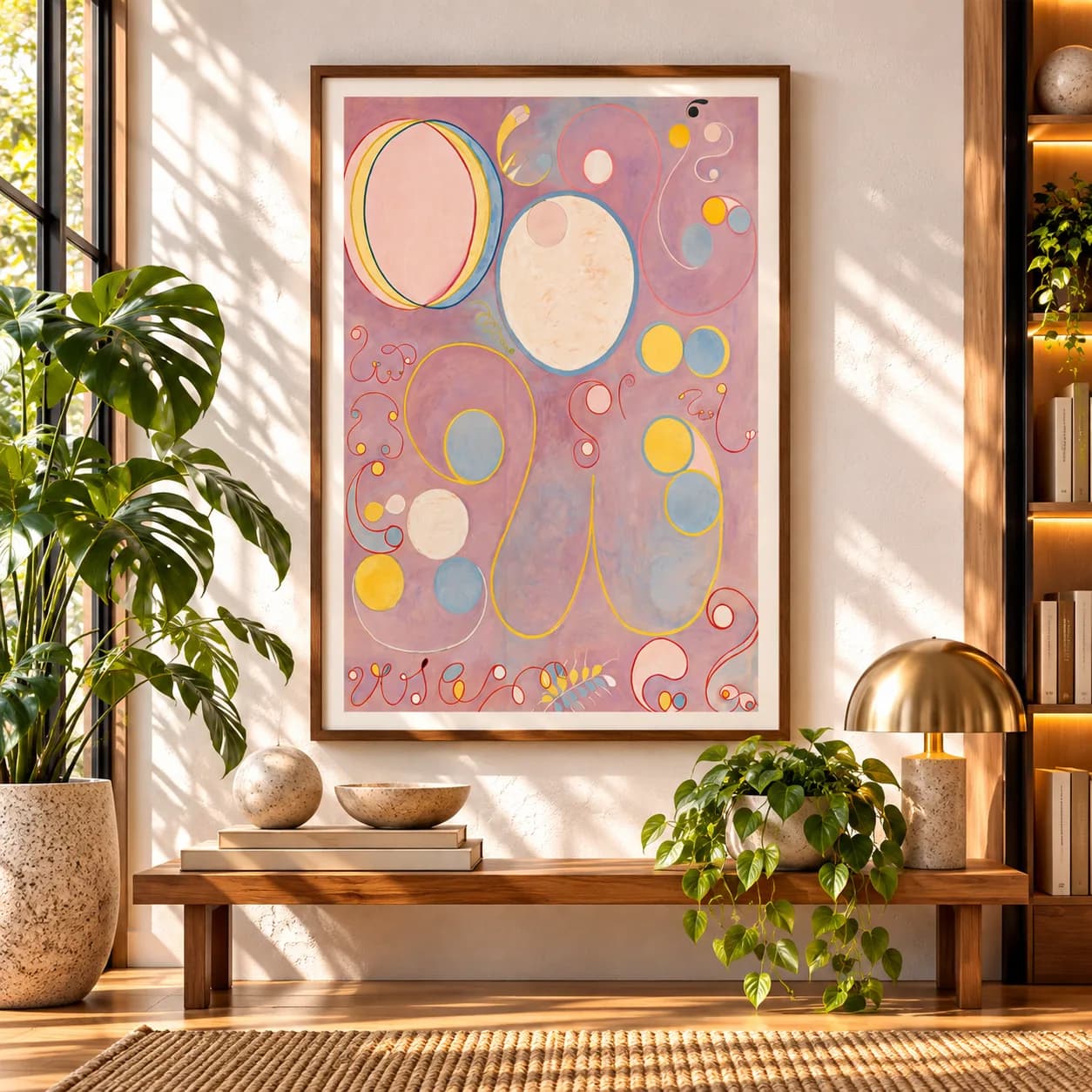 Quadro Decorativo The Ten Largest, No. 8, Adulthood Obra da Artista Hilma Af Klint