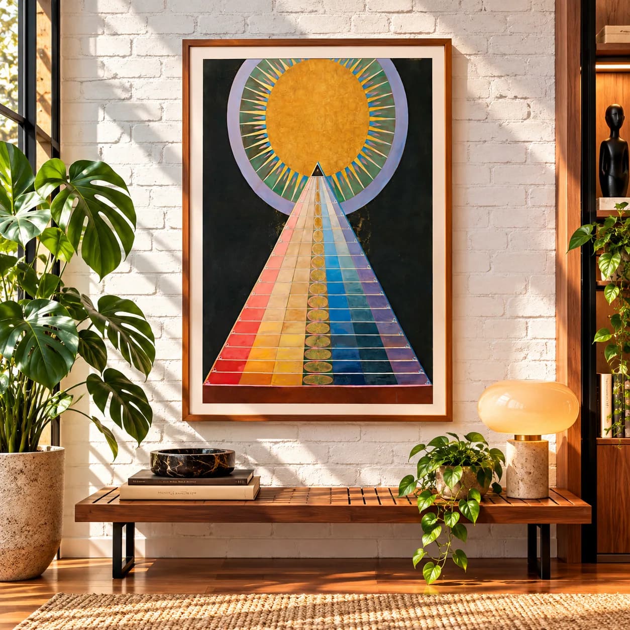 Quadro Decorativo Group X No 1 Altarpiece 1915 Obra da Artista Hilma Af Klint