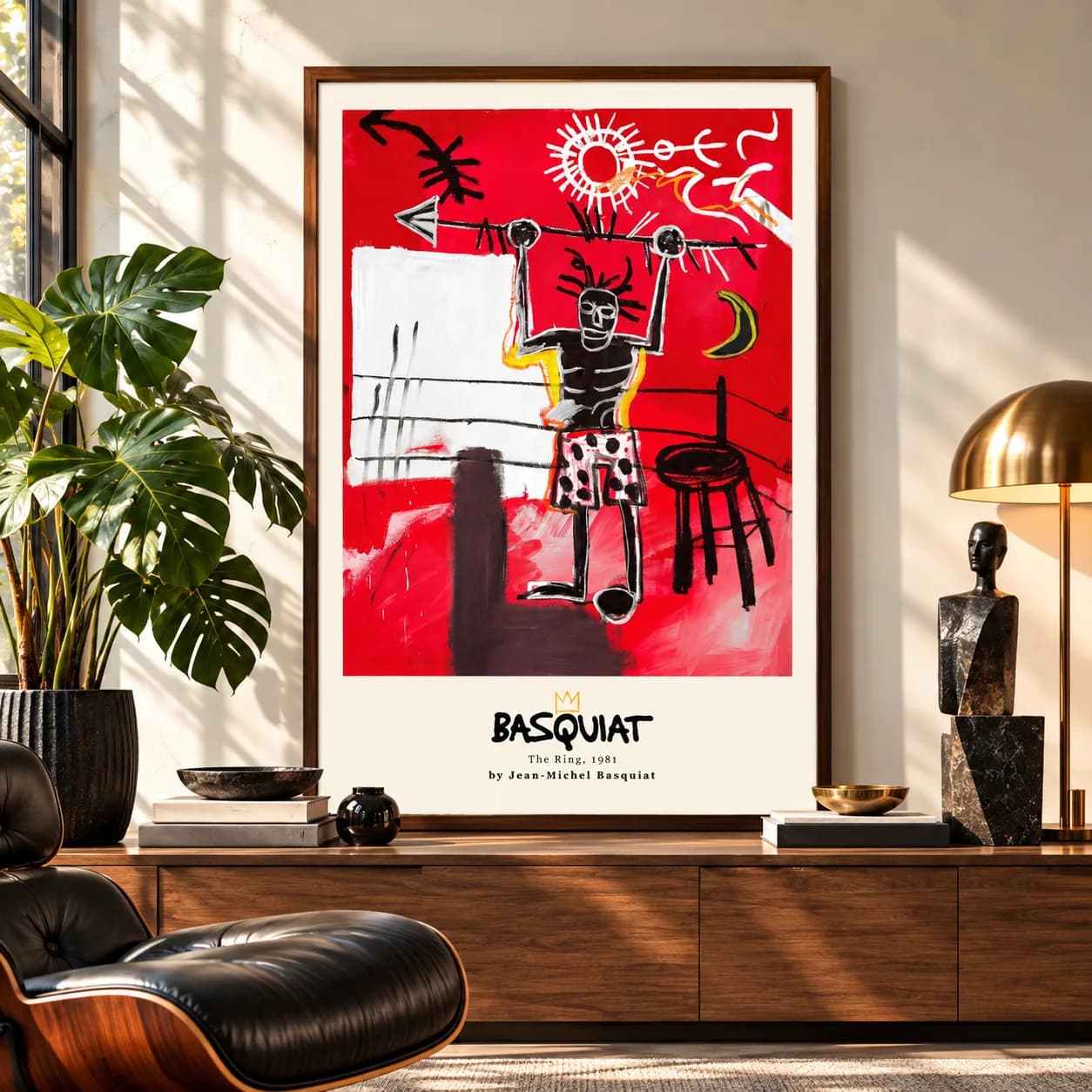 Quadro Decorativo Jean-Michel Basquiat – The Ring 1981