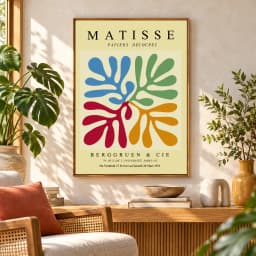 Quadro Decorativo Henri Matisse – Papiers Découpés Berggruen & Cie