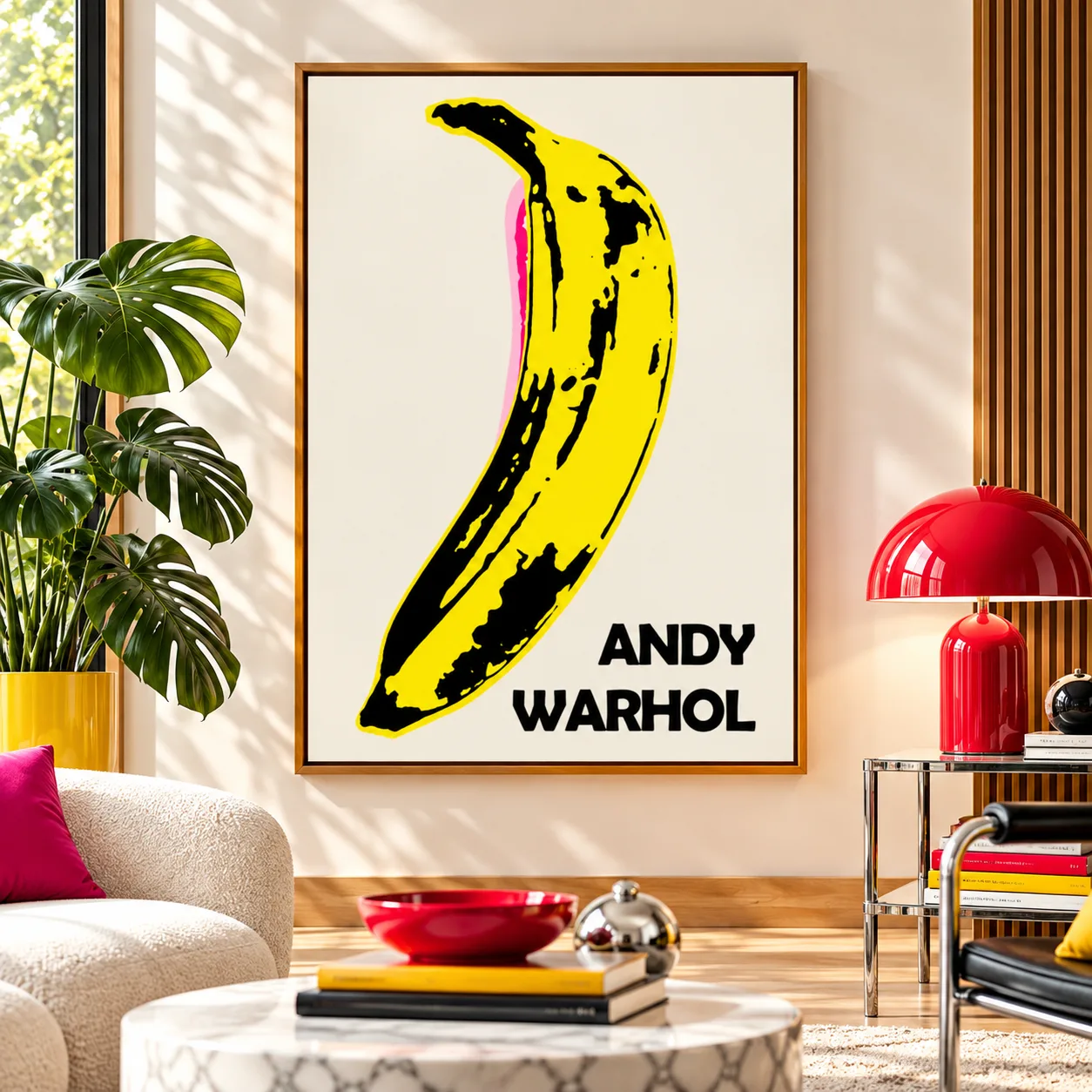 Quadro Decorativo Andy Warhol Banana – Pop Art