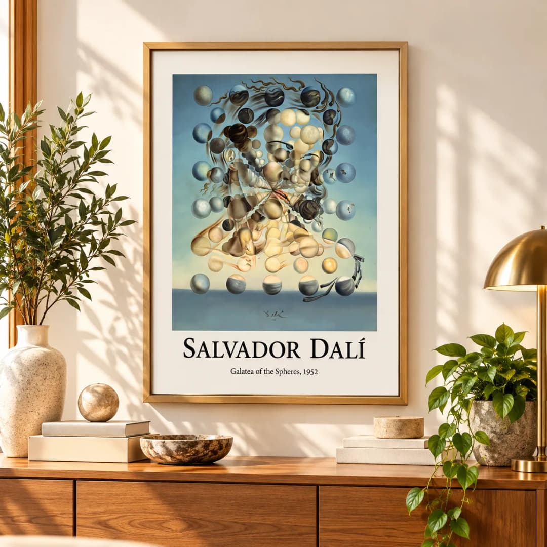 Quadro Decorativo Salvador Dalí – Galatea das Esferas