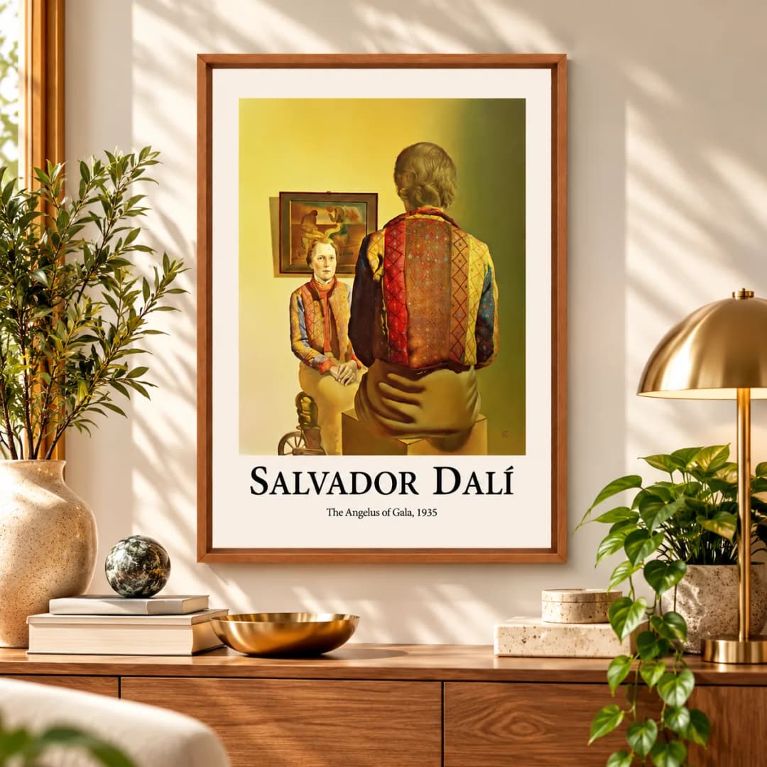 Quadro Decorativo Salvador Dalí – O Angelus de Gala
