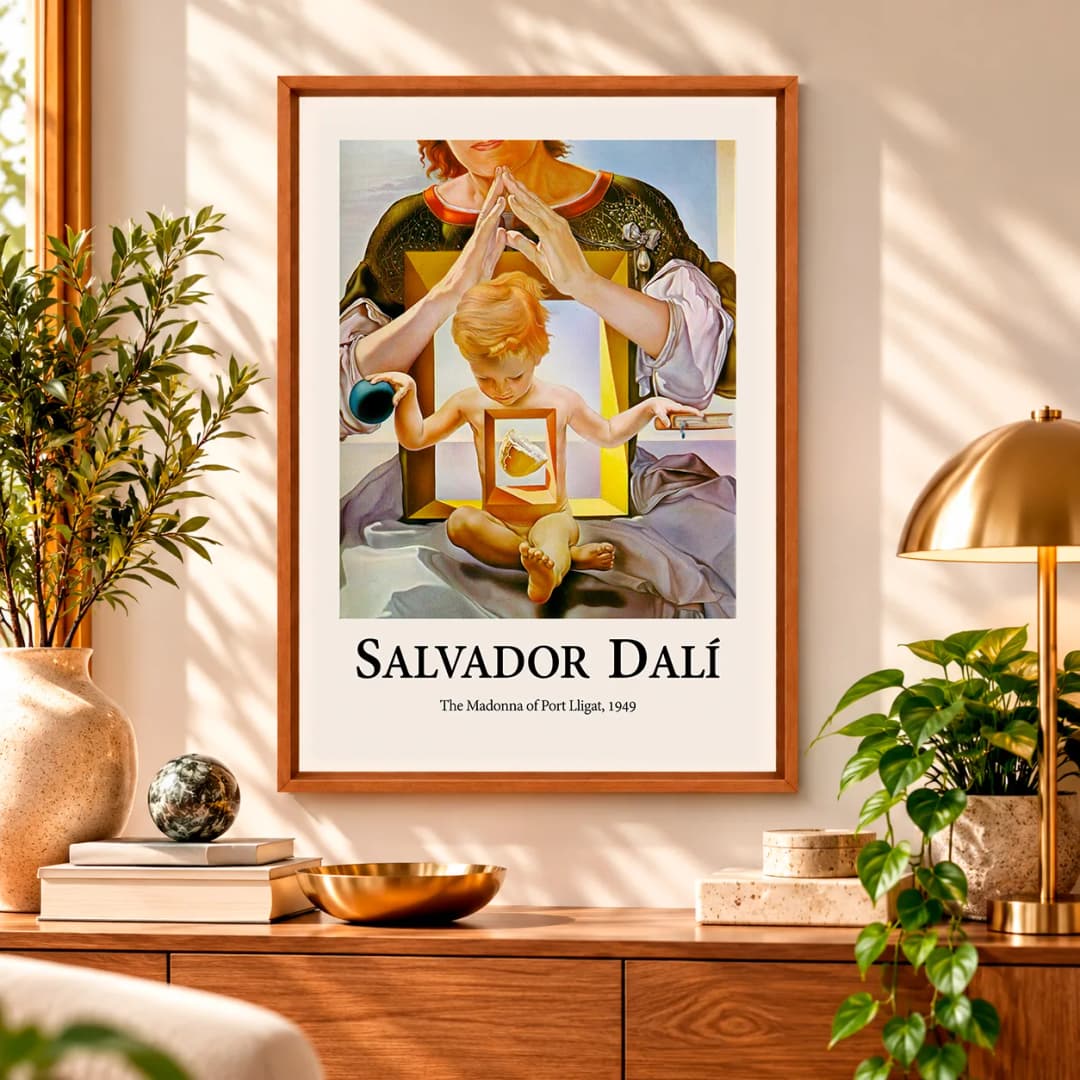 Quadro Decorativo Salvador Dalí – A Madona de Port Lligat